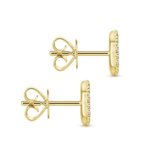 14K Yellow Gold Fashion Earrings - Image 3