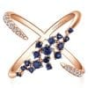 14K Rose Gold Fashion Ladies Ring