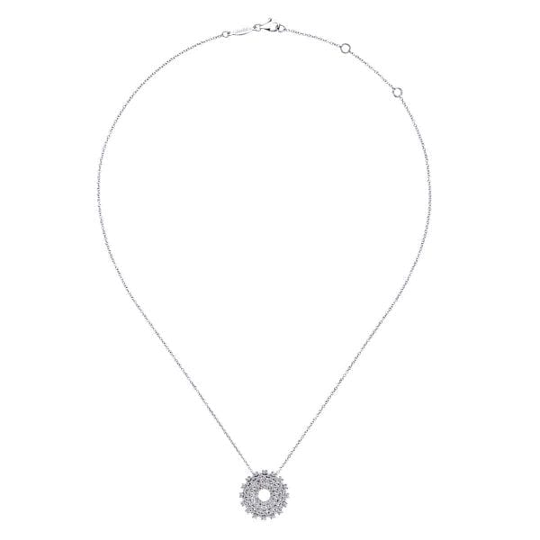 14K White Gold Fashion Necklace - Image 2