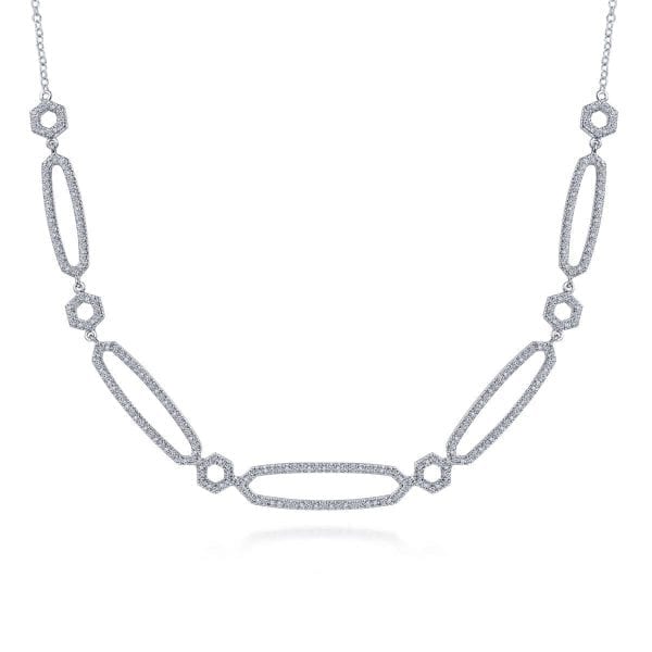 14K White Gold Fashion Necklace