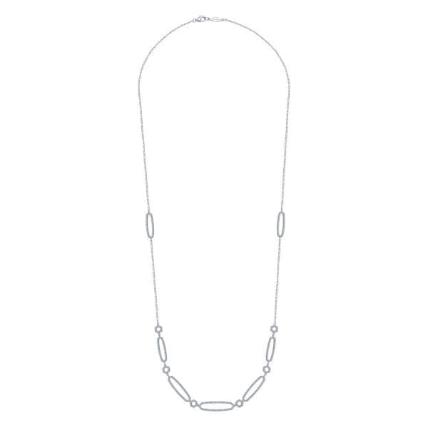 14K White Gold Fashion Necklace - Image 2