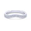 14K White Gold Matching Wedding Band