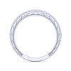 14K White Gold Matching Wedding Band - Image 2