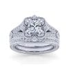 14K White Gold Matching Wedding Band - Image 4