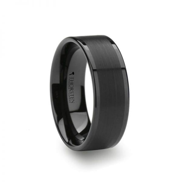 VULCAN Flat Black Tungsten Ring