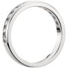 18k White Gold .50 Carat Channel Set Wedding Band - Image 2