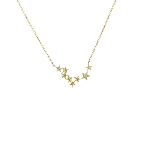 14kt. Yellow Gold Star Necklace