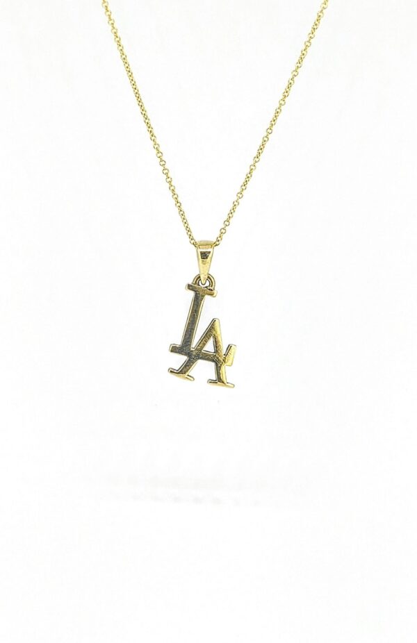 14kt. Yellow Gold LA Pendant