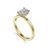 14K Yellow Gold Diamond Engagement Ring - Image 4