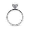 14K White Gold Pear Shape Diamond Engagement Ring - Image 3