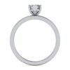 14K White Gold Diamond Engagement Ring - Image 4