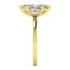 14K Yellow Gold Diamond Engagement Ring - Image 4
