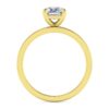 14K Yellow Gold Diamond Engagement Ring - Image 4