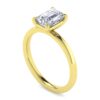 14K Yellow Gold Diamond Engagement Ring - Image 3