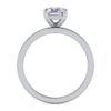 14K White Gold Diamond Engagement Ring - Image 4