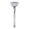 14K White Gold Diamond Engagement Ring - Image 3
