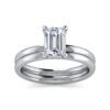 14K White Gold Diamond Engagement Ring - Image 5
