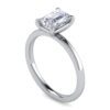 14K White Gold Diamond Engagement Ring - Image 2