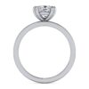 14K White Gold Diamond Engagement Ring - Image 4