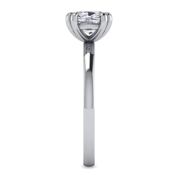 14K White Gold Diamond Engagement Ring - Image 3