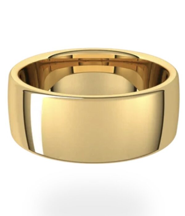 14K Yellow Standard Weight Comfort Fit European Band - Image 4