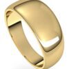 14K Yellow Standard Weight Standard Fit Round Tapered Band