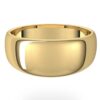 14K Yellow Standard Weight Standard Fit Round Tapered Band - Image 4