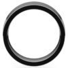 14K White Standard Weight Comfort Fit Flat Band - Image 3