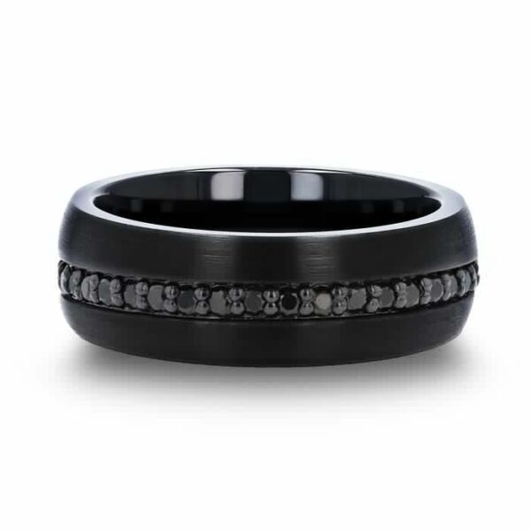 Valiant Black Tungsten Ring - Image 3