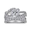 14K White Gold Cushion Cut Diamond Engagement Ring - Image 5