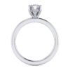 14K White Gold Pear Shape Diamond Engagement Ring - Image 2