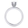 14K White Gold Marquise Shape Diamond Engagement Ring - Image 4