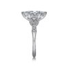 14K White Gold Marquise Shape Diamond Engagement Ring - Image 2