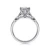 14K White Gold Marquise Shape Diamond Engagement Ring - Image 4