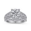 14K White Gold Diamond Engagement Ring - Image 5