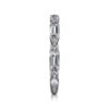 14K White Gold Channel Set Diamond Anniversary Band - 0.52 ct - Image 4