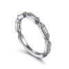 14K White Gold Channel Set Diamond Anniversary Band - 0.52 ct - Image 2