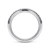 14K White Gold Round 16 Stone Diamond Wedding Band - 0.23 ct - Image 2