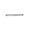14K White Gold Twisted Rope Stackable Wedding Band - Image 5