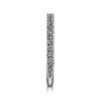 14K White Gold Manmade Alexandrite Stackable Ring - Image 4