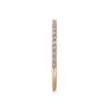 14K Rose Gold Prong Set Diamond Wedding Band - 0.11 ct - Image 4