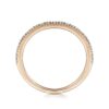 14K Rose Gold Prong Set Diamond Wedding Band - 0.11 ct - Image 3