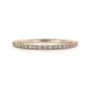 14K Rose Gold Prong Set Diamond Wedding Band - 0.11 ct