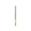 14K Yellow Gold Prong Set Diamond Wedding Band - 0.11 ct - Image 3