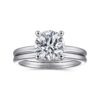 14K White Gold Diamond Engagement Ring - Image 5
