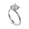 14K White Gold Diamond Engagement Ring - Image 2