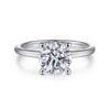 14K White Gold Diamond Engagement Ring