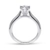14K White Gold Round Diamond Engagement Ring - Image 2