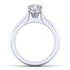 14K White Gold Pear Shape Diamond Engagement Ring - Image 2