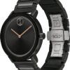 Movado Bold Evolution Men's Swiss Qtz Stainless Steel and Bracelet Casual Watch, Color: Black Model: 3600752 - Image 2